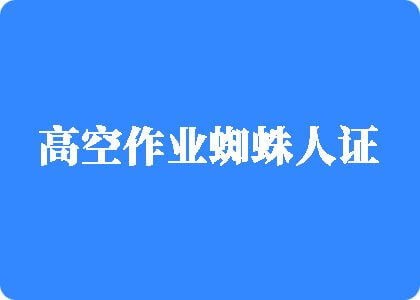 九一黄色操逼视频高空作业蜘蛛人证